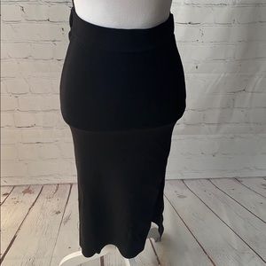 Long Slitted Skirt